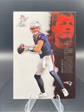 Drake Maye  - 2025 Topps Signature Class #38 New England Patriots Second Year